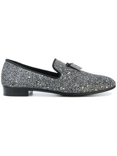 Spacey glitter slippers Giuseppe Zanotti Design