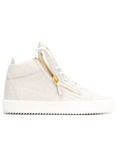 хайтопы с эффектом крокодиловой кожи Kriss Giuseppe Zanotti Design