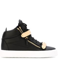 хайтопы с молниями  Giuseppe Zanotti Design