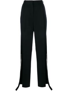 широкие брюки с накладными ремешками Givenchy