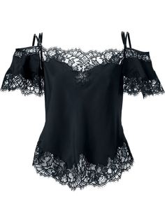 блузка с кружевной отделкой Givenchy