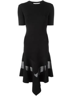 платье с прозрачной вставкой  Givenchy