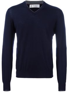 джемпер с V-образным вырезом Brunello Cucinelli