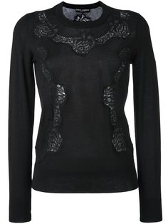 джемпер с кружевными вставками Dolce & Gabbana
