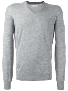 джемпер с V-образным вырезом Brunello Cucinelli