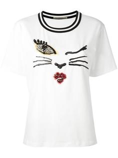 футболка с принтом cat wink Ermanno Scervino