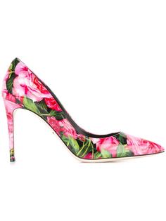 туфли-лодочки Kate с принтом роз Dolce & Gabbana