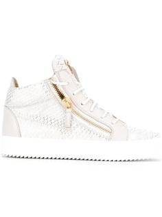 хайтопы с рисунком под змею Giuseppe Zanotti Design