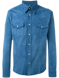 замшевая рубашка Eleventy