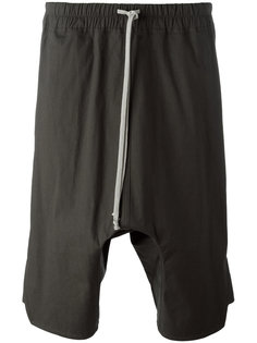 шорты с заниженной проймой  Rick Owens