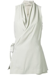 топ с эффектом драпировки Rick Owens