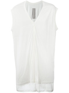 топ с V-образным вырезом Rick Owens