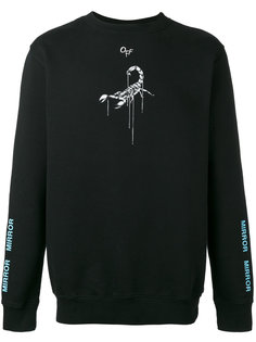 толстовка с принтом в виде скорпиона Off-White
