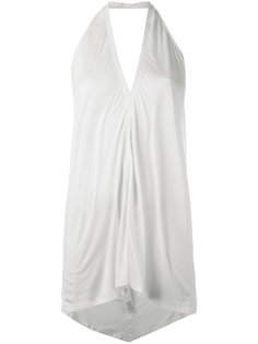длинный топ с вырезом-петлей халтер Rick Owens