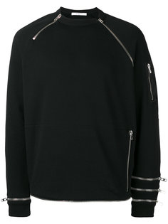 толстовка с отделкой молниями Givenchy