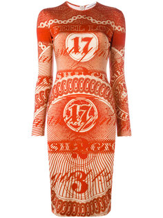 приталенное платье с принтом Givenchy