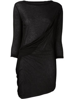 удлиненная футболка Rick Owens Lilies