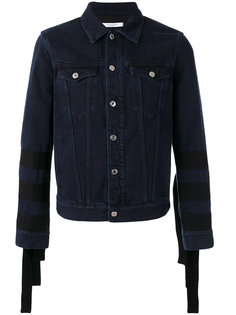 джинсовая куртка с бахромой на рукавах Givenchy