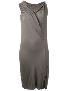 асимметричное драпированное платье  Rick Owens Lilies