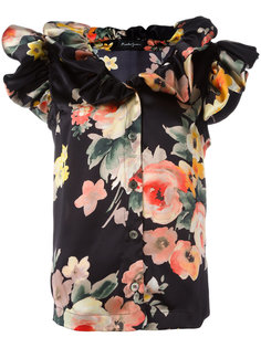 блузка с цветочным принтом Rossella Jardini