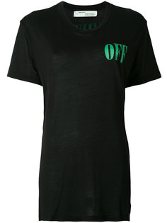 футболка с принтом на спине Off-White