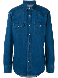 джинсовая рубашка в ковбойском стиле Tom Ford