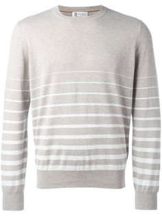 джемпер в полоску Brunello Cucinelli