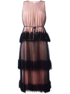 плиссированное тюлевое платье  Christopher Kane