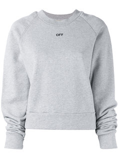 толстовка с цветочной вышивкой  Off-White