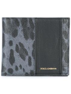 бумажник с леопардовым рисунком Dolce & Gabbana