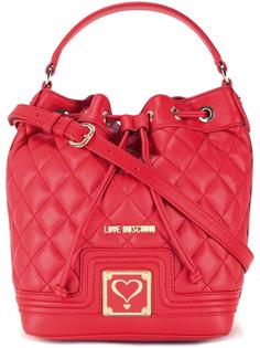 стеганая сумка через плечо Love Moschino
