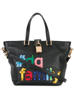 сумка-тоут Dolce с нашивкой #DG family Dolce & Gabbana