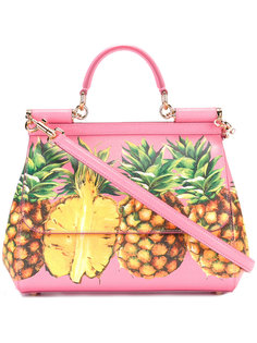 сумка с принтом ананасов Dolce & Gabbana