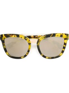 солнцезащитные очки в овальной оправе Dolce & Gabbana Eyewear