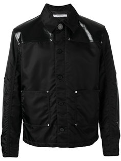 куртка с панелями из искусственной кожи Givenchy