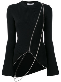 асимметричный кардиган с цепочной отделкой Givenchy