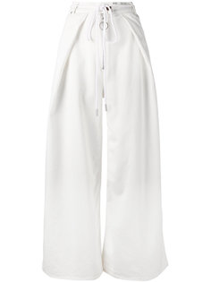 расклешенные брюки Diagonals Off-White