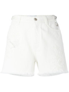 шорты с цветочной вышивкой Ermanno Scervino
