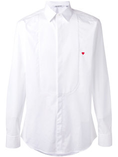 рубашка с нагрудником в рубчик Neil Barrett