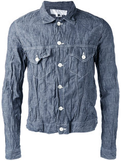 джинсовая куртка с эффектом помятости Ganryu Comme Des Garcons