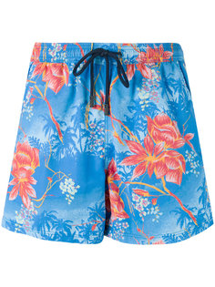шорты для плавания с цветочным принтом Etro