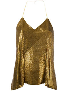 топ декорированный пайетками Balmain