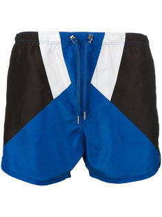 шорты для плавания с контрастными вставками Neil Barrett