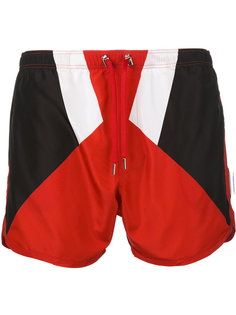 шорты для плавания с контрастными вставками Neil Barrett