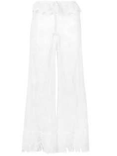 прозрачные кружевные пляжные брюки  Ermanno Scervino