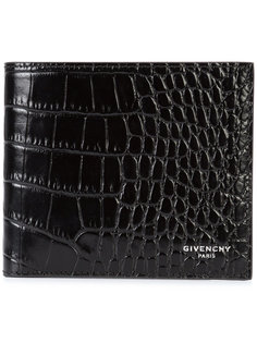 бумажник с эффектом крокодиловой кожи Givenchy