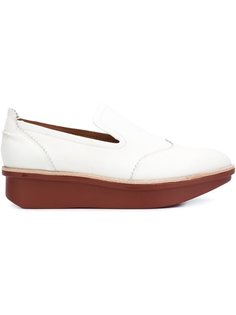 лоферы на танкетке с риунком брог Derek Lam 10 Crosby