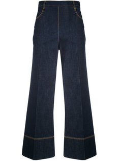 укороченные широкие джинсы Ermanno Scervino