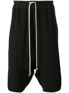 шорты с заниженным шаговым швом Rick Owens