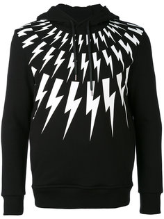 lightning bolt hoodie Neil Barrett